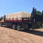 chemical tote bed trucks by ledwell